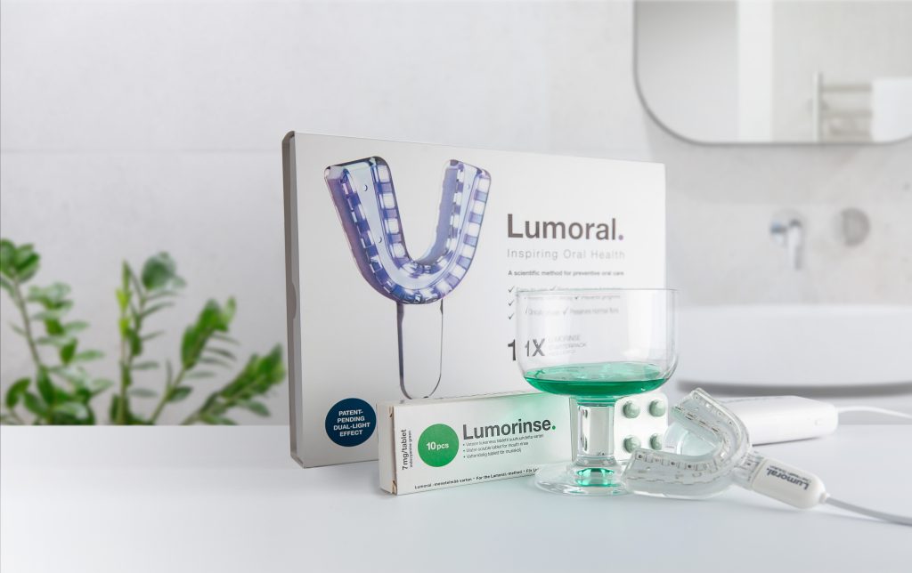 Lumoral Products in a Bathroom